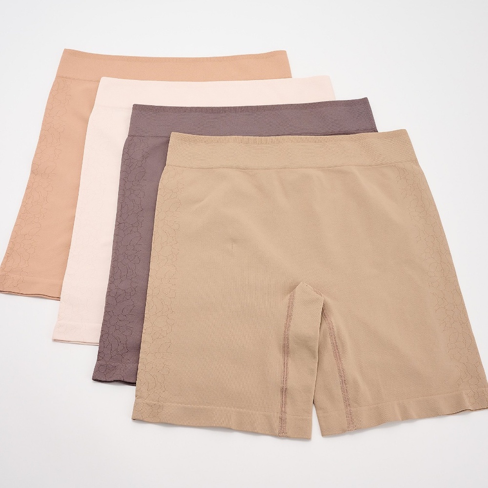 Breezies Set of 4 Cooling Comfort Seamless Long Leg Briefs